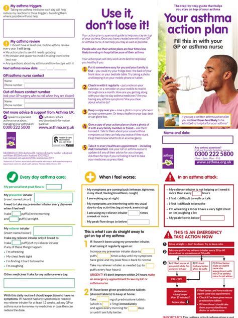 • waap should be based on symptoms and/or peak expiratory flow readings. Asthma Uk Action Plan Pdf - Asthma Lung Disease