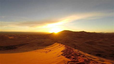 Time Lapse Sunrise In The Sahara Desert Morocco Youtube