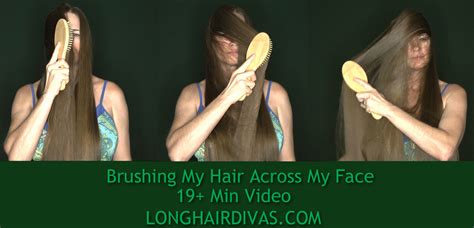 Leonas Long Hair Fetish Videos Brushing My Hair Across My Face