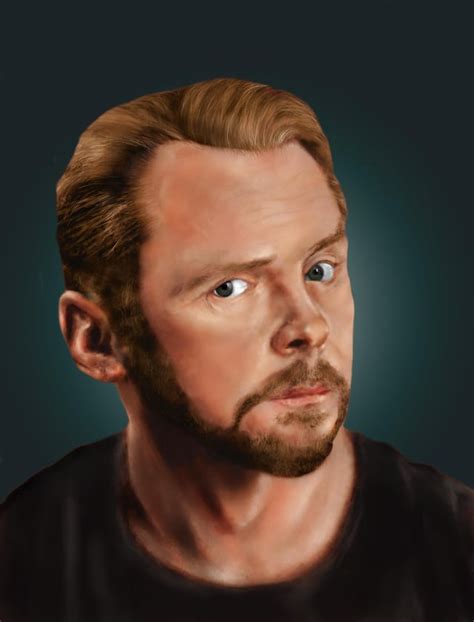 Simon Pegg Me Digital With A Mouse In Photoshop 2019 Rart