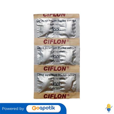 Ciflon Strip 6 Kaplet Kegunaan Efek Samping Dosis Dan Aturan Pakai