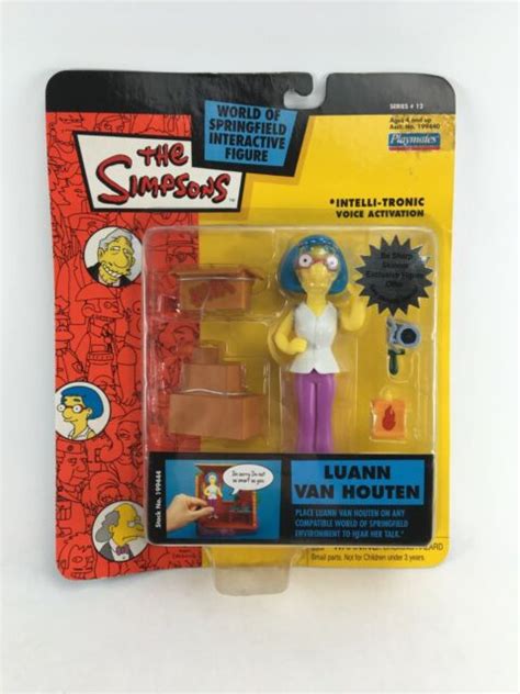 Playmates The Simpsons World Of Springfield Series 12 Luann Van Houten Figure Ebay