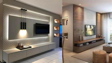 Modern Tv Room Ideas For Families The Peach Pop Of This Tv Unit Is