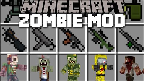 Minecraft ZOMBIE APOCALYPSE MOD / SAVE THE VILLAGERS EDITION