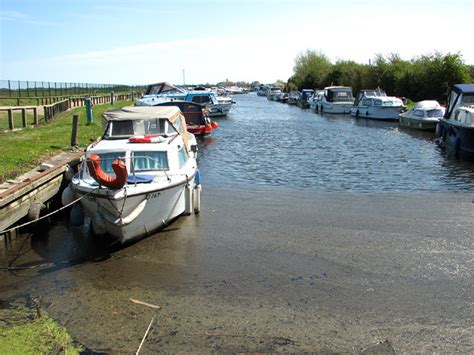 Private Moorings At Acle Dyke © Evelyn Simak Geograph Britain And
