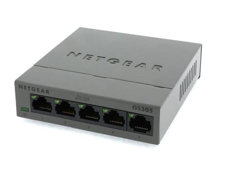 Netgear Gs305 Soho Ethernet Unmanaged 5 Port Gigabit Switch