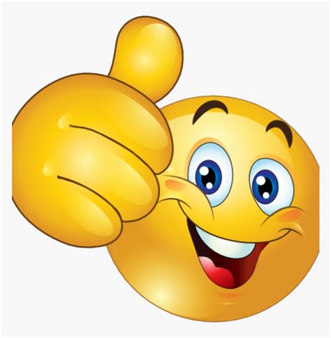 Thumbs Up Clipart Free Happy Smiley Emoticon Face Transparent Smiley