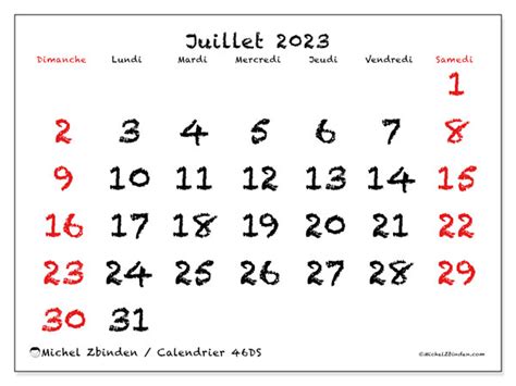 Calendrier Juillet 2023 A Imprimer 504ld Michel Zbinden Mc Images Images