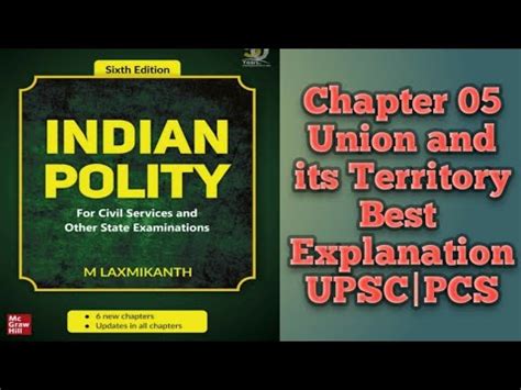 M Laxmikant Polity Chapter Union And Its Territory Upsc Pcs Best