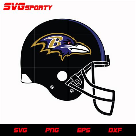 Baltimore Ravens Helmet Svg Nfl Svg Eps Dxf Png Digital File Svg