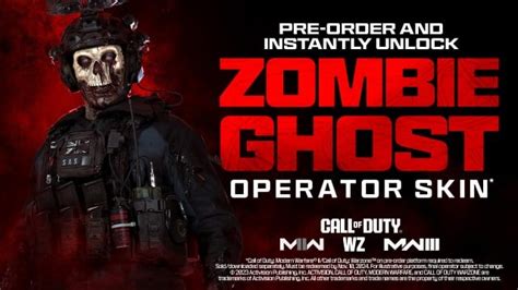How To Get Zombie Ghost Operator Skin In Mw3 Dot Esports