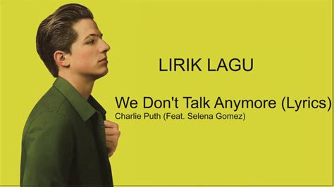 We dont talk anymore (attom remix). Charlie Puth - We Don't Talk Anymore (feat. Selena Gomez ...
