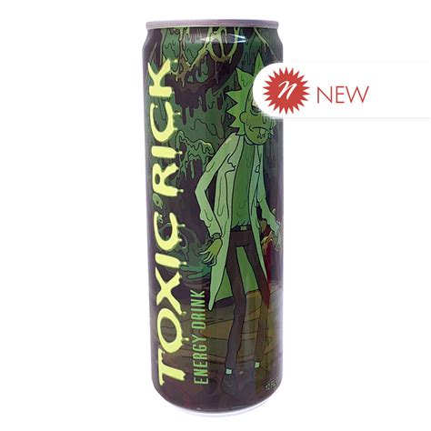 Rick And Morty Toxic Rick Energy Drink 12 Oz Can