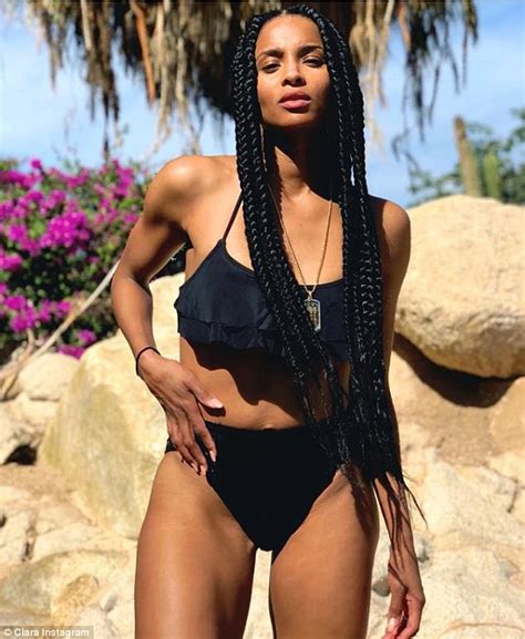 Ciara Sizzles In Bikini Photoshoot By Russell Wilson Daily Mail Online