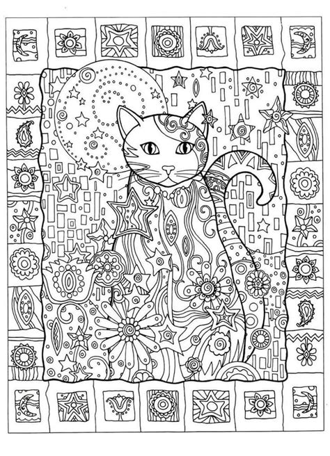 Free printable cat coloring pages. 295 best Coloring Pages for Adults images on Pinterest ...