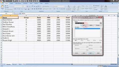 How To Create Pivot Table With Multiple Excel Sheet Working Very Easy