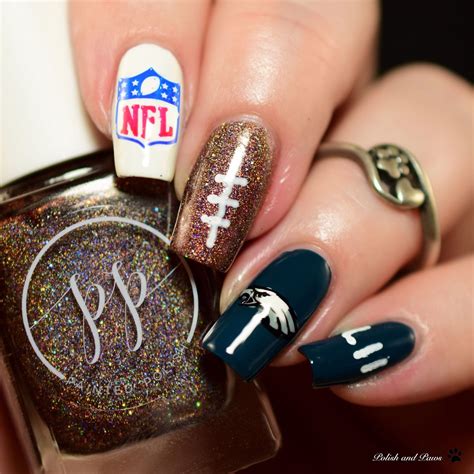 Super Bowl Nails Nail Art Super Bowl Nail Art Football Nail Art