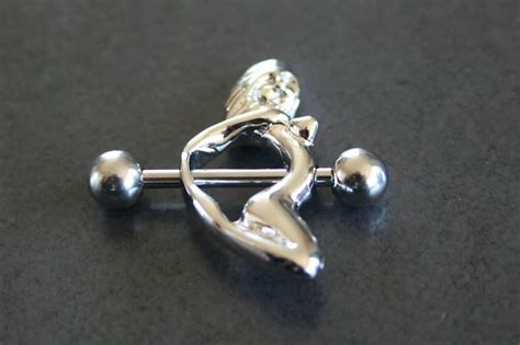 Naked Lady Nipple Ring Purely Piercings