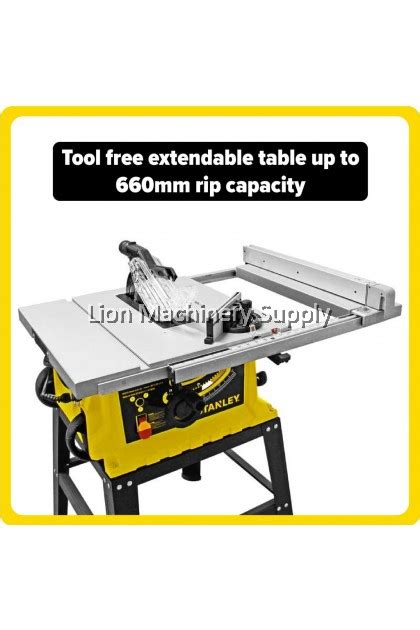Stanley 1800w 10 254mm Table Saw With Stand Sst1801 B1 Brand From