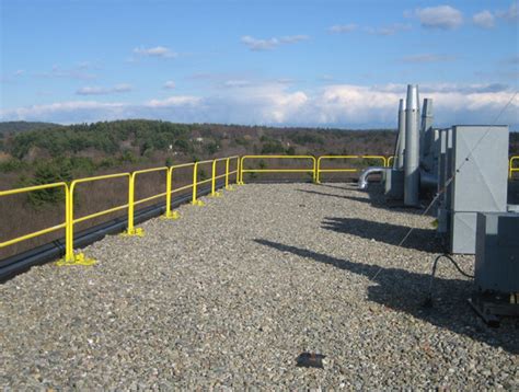 Safety Rail 2000 Sr2k Rooftop Guardrail System Non Penetrating Fall