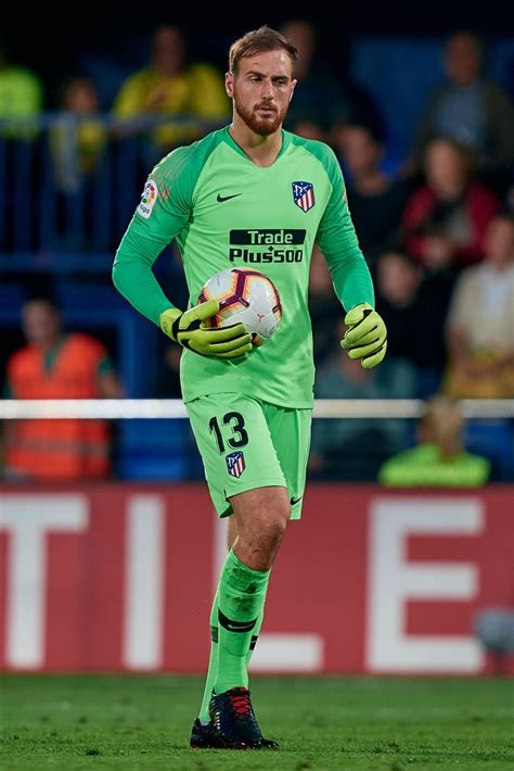 Villarreal in actual season average scored 1.83 goals per match. Jan Oblak of Atletico de Madrid looks on during the La ...