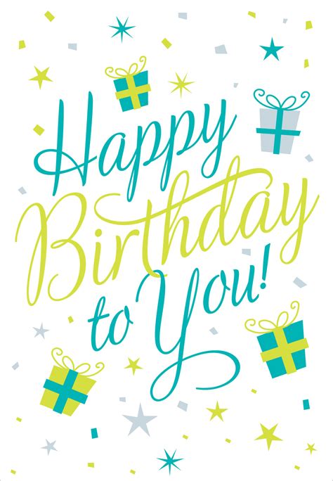 The best way to spread birthday cheer is to send one of our best happy birthday messages with images and pictures to the person you love most! Happy Birthday to You - Birthday Card | Greetings Island