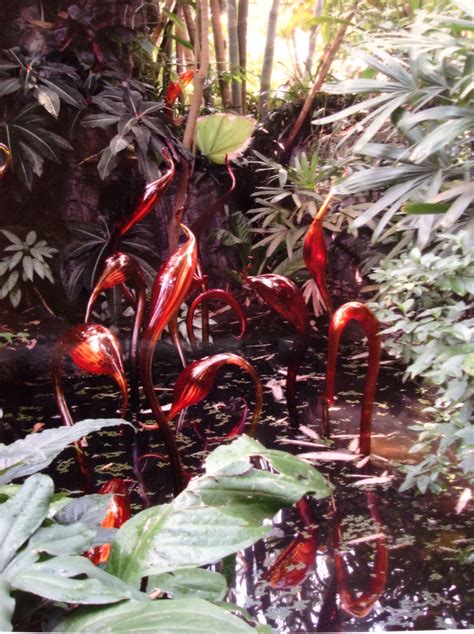 Chihuly glass at the Climatron at the Missouri Botanical Garden in St Louis
