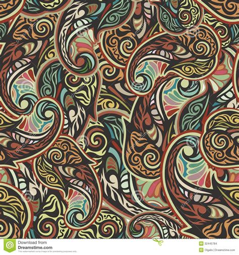 Paisley Seamless Pattern Stock Images Image 32445784