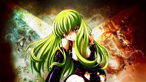 Anime Code Geass Anime Girls Cc Green Hair Wallpaper Coolwallpapers Me