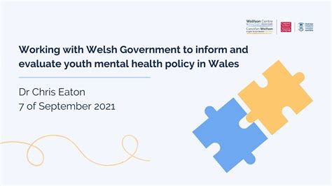 Working With Welsh Government To Inform And Evaluate Youth Mental
