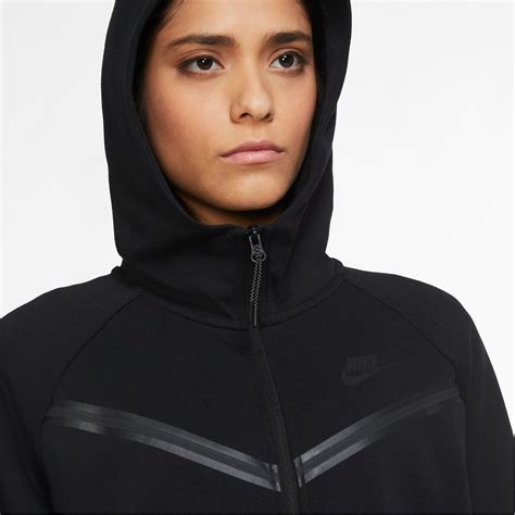 Nike Tech Fleece Zip Hoodie Womens Black