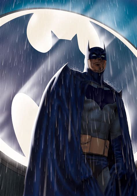 Batman In The Rain By Jamiehood On Deviantart