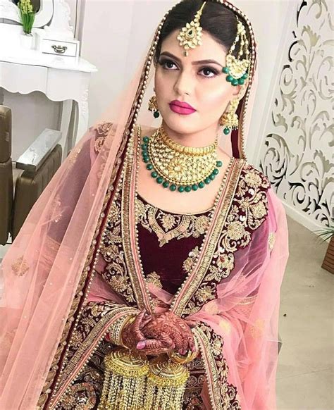 Pin By N On All Bridal Bridal Dress Fashion Indian Bridal Fashion Indian Bridal Makeup