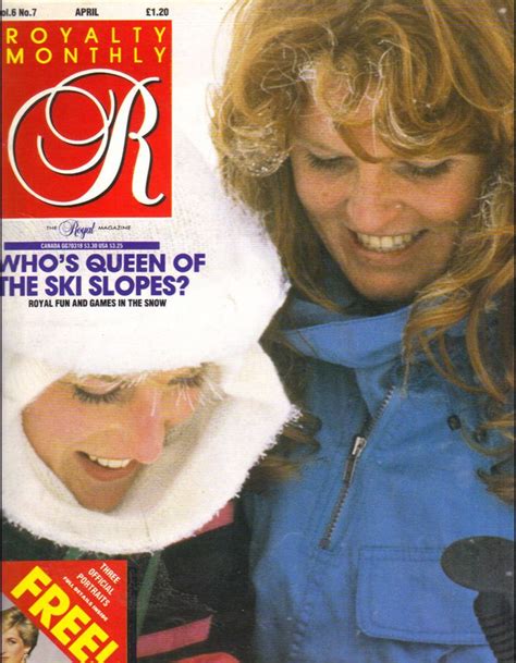 Take a look at some of their most in between their various royal duties, diana, charles, sarah, and andrew frequently took holiday ski trips in klosters, switzerland. PRINCESS DIANA SARAH FERGUSON UK Royalty Magazine 4/87 Vol ...