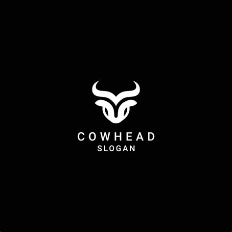 Cow Head Logo Design Icon Template 13738635 Vector Art At Vecteezy