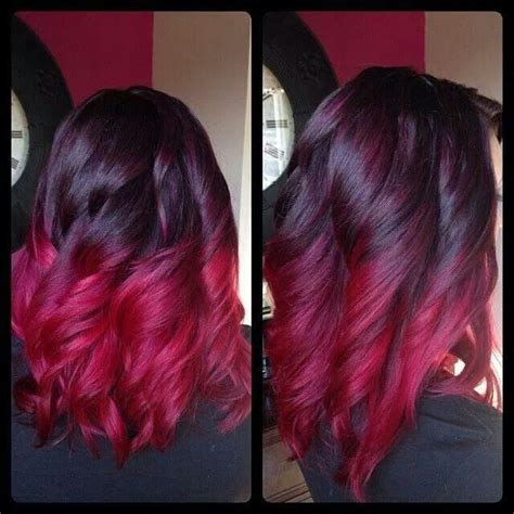 Love The Colours Hair Styles Red Ombre Hair Long Hair Styles