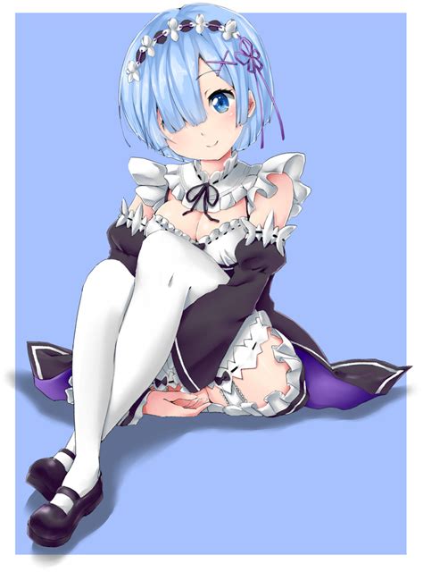 Rem Rezero Kara Hajimeru Isekai Seikatsu Drawn By Nurie Danbooru