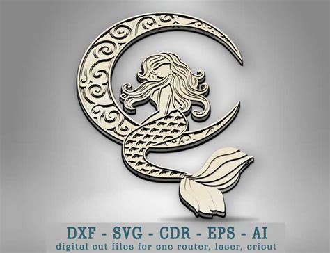 Download Little Mermaid Shadow Box Svg, 3d Mermaid Layered Sign Svg ...