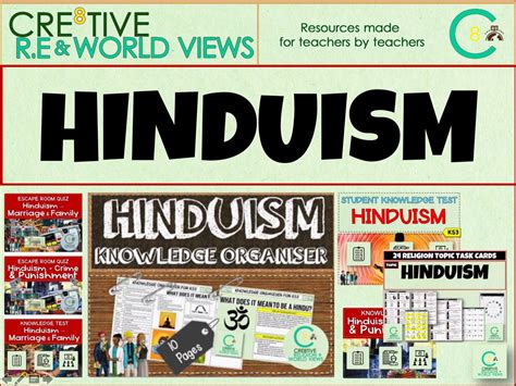 Hinduism Re Revision Bundle For Ks3 Teaching Resources