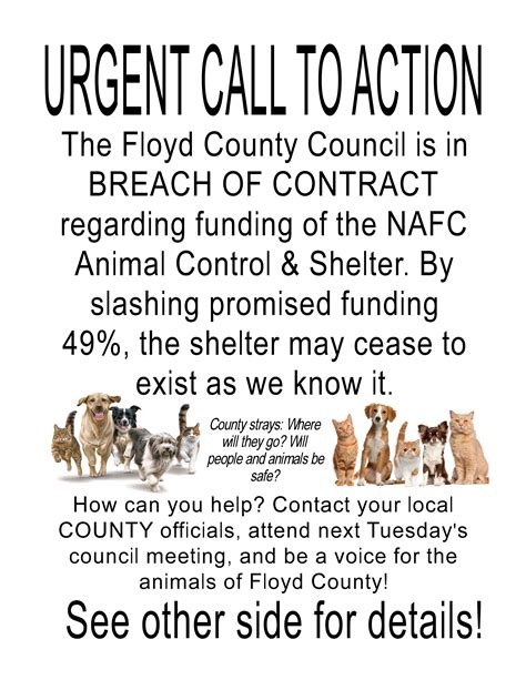We Need Your Help! Urgent Call to Action! – New Albany/Floyd County