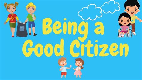 Good Citizenship Clipart For Kids