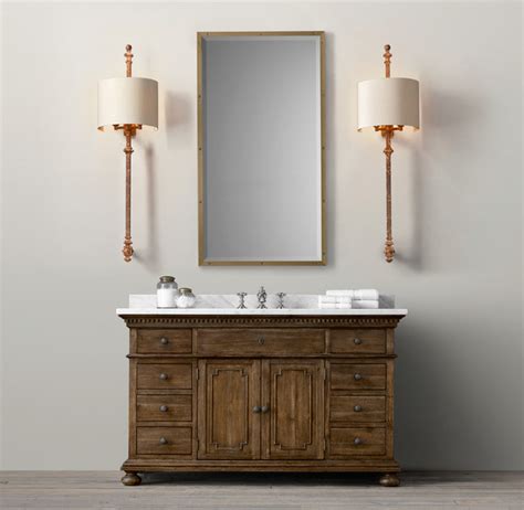 Connect the lift rod to the lift rod strap by pushing the button. St. James Vanity Sink - Traditional - Bathroom Vanities ...