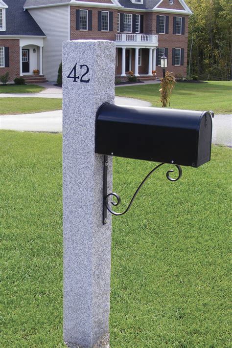 Granite Mailbox Posts - Polycor Hardscapes & Masonry