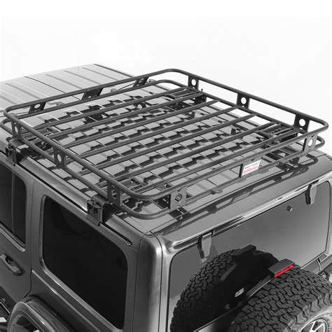 Just Jeeps Smittybilt Defender Series Roof Rack Basket 45 X 45 Kit