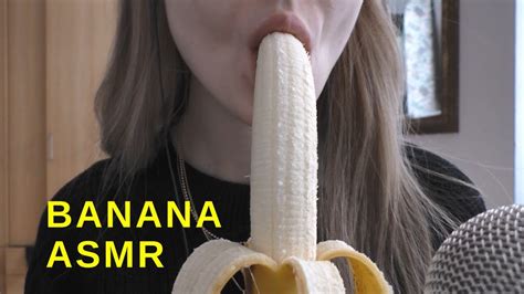Asmr Banana Eating Relaxing Eating Sounds Youtube