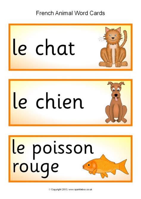 Read on & learn new french words today. Preview