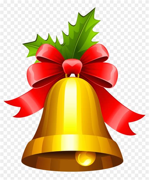 Christmas Jingle Bells Clipart Without Background - Clip Art - Free