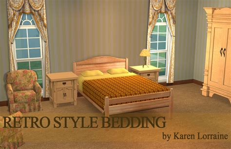 Mod The Sims Retro Bedding