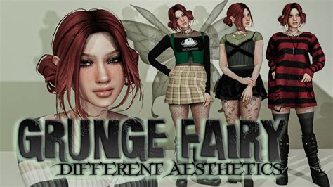 Grunge Fairy Grunge Fairy Sims Sims 4