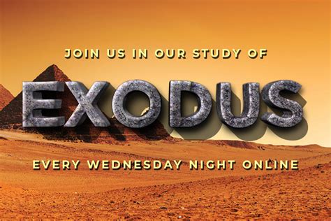 Exodus Bible Studies Lone Star United Methodist Church